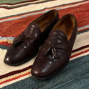 Allen Edmonds Grayson Oxblood Belgian Loafers